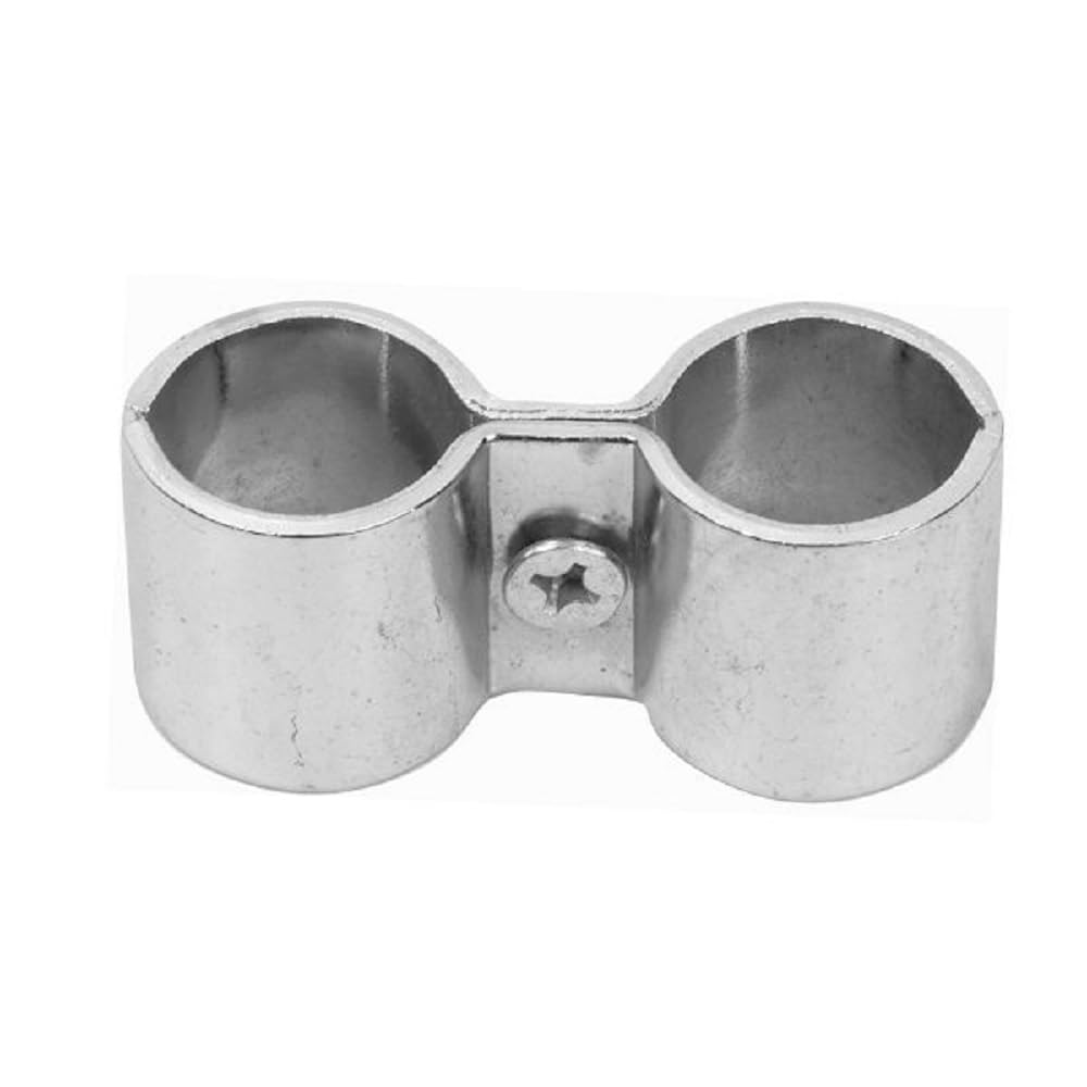 3-1/4" x 7/8" x 1-3/8" Post Clamp Iron Set of 4 - Post Clamps to Join Wire Shelving Units for Shelving Unit Steel Wire Rack Storage Shelving Organizer Home Kitchen Restaurants