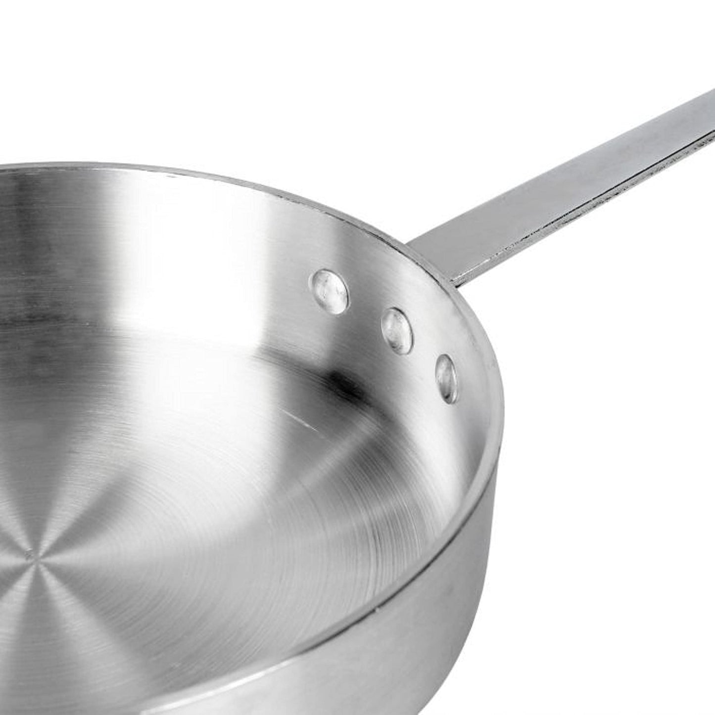 Aluminum 3.5mm Thickness Sauté Pan and Aluminum Cover - Cooking Pan Chef Cooking Pan Frying Pan Skillet for Home and Restaurant Cookware NSF Certified Dishwasher Safe