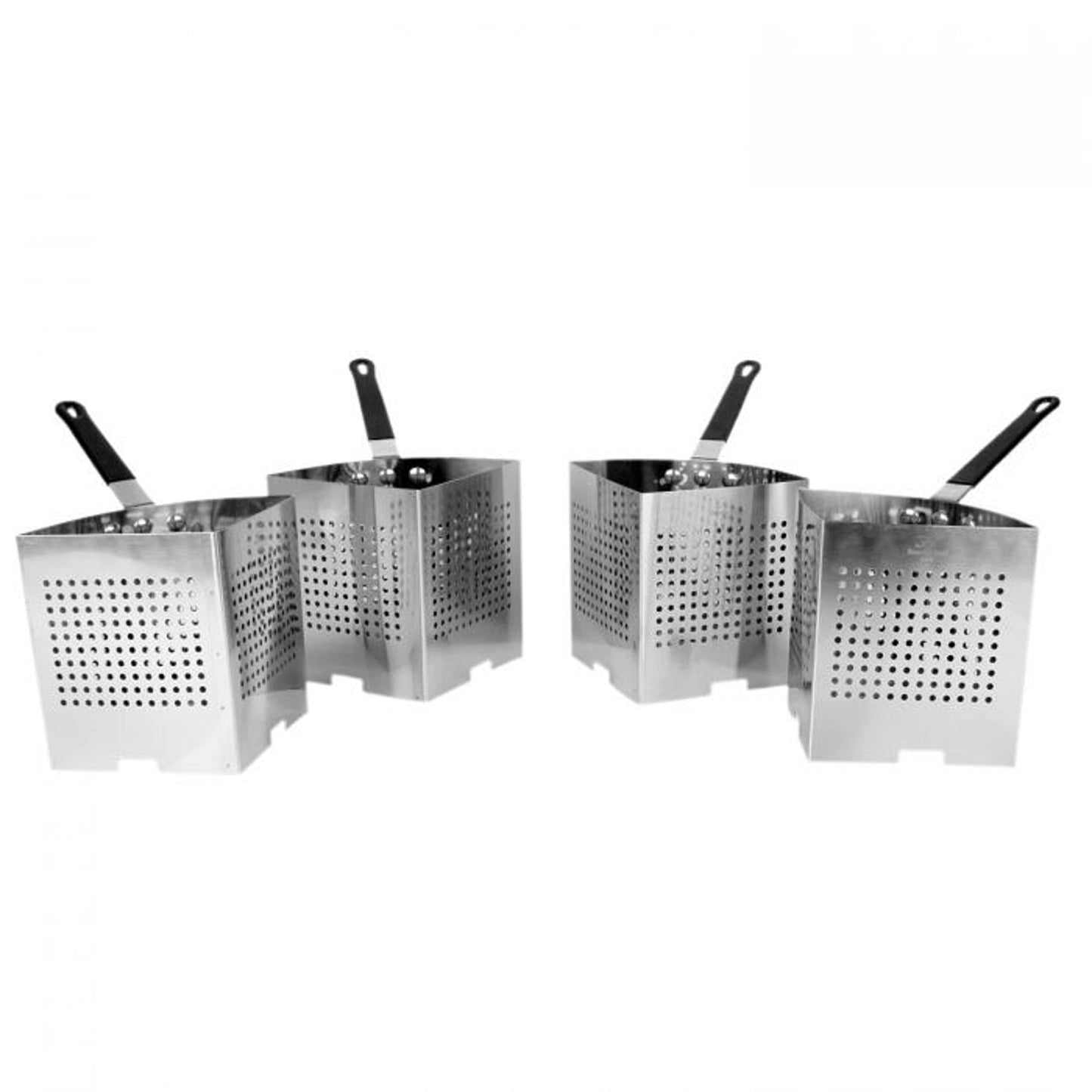 20 Qt. Aluminum Pasta Cooker with 4 Stainless Steel Inserts Set - Pasta Pot Pasta Cooker Strainer Basket Multipurpose Pasta Cookware for Spaghetti Vegetable Blanching Home Kitchen