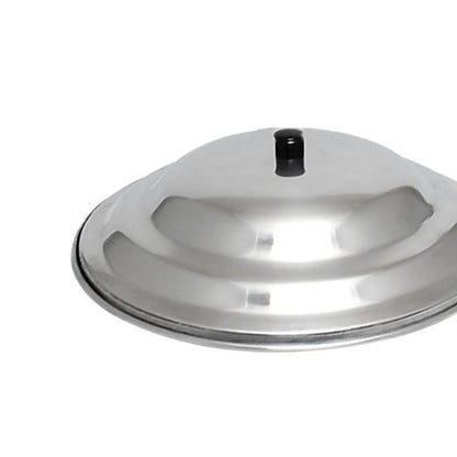 Aluminum Wok Cover Lid - Frying Pan Cover Pan Cover Wok Lid Woks Asian Cookware Aluminum Dome Shaped Cover For Home Kitchen and Restaurants