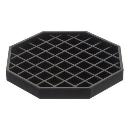 Drip Tray Octagon Shape Polypropylene Black Color - Bar Countertop Coffee Drip Tray with Honeycomb Grid Octagon Dishwasher Safe