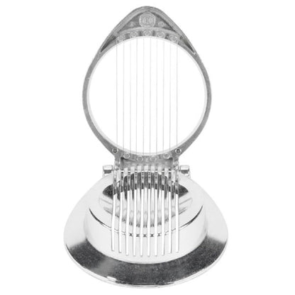 Aluminum Round Egg Slicer 4-3/4" x 4-1/4" x 1" - Multipurpose Heavy Duty Egg Slicer Egg Cutter for Hard Boiled Eggs Strawberry Slicer Egg Dicer Soft Fruit Mushroom