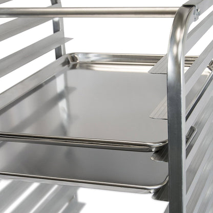 Aluminium Sheet Pan/Bun Pan Rack - Full or Half Size Sheet Pan Rack with Locking Wheels Bakery Rack for Kitchen Baking Equipment Restaurant Pizzeria