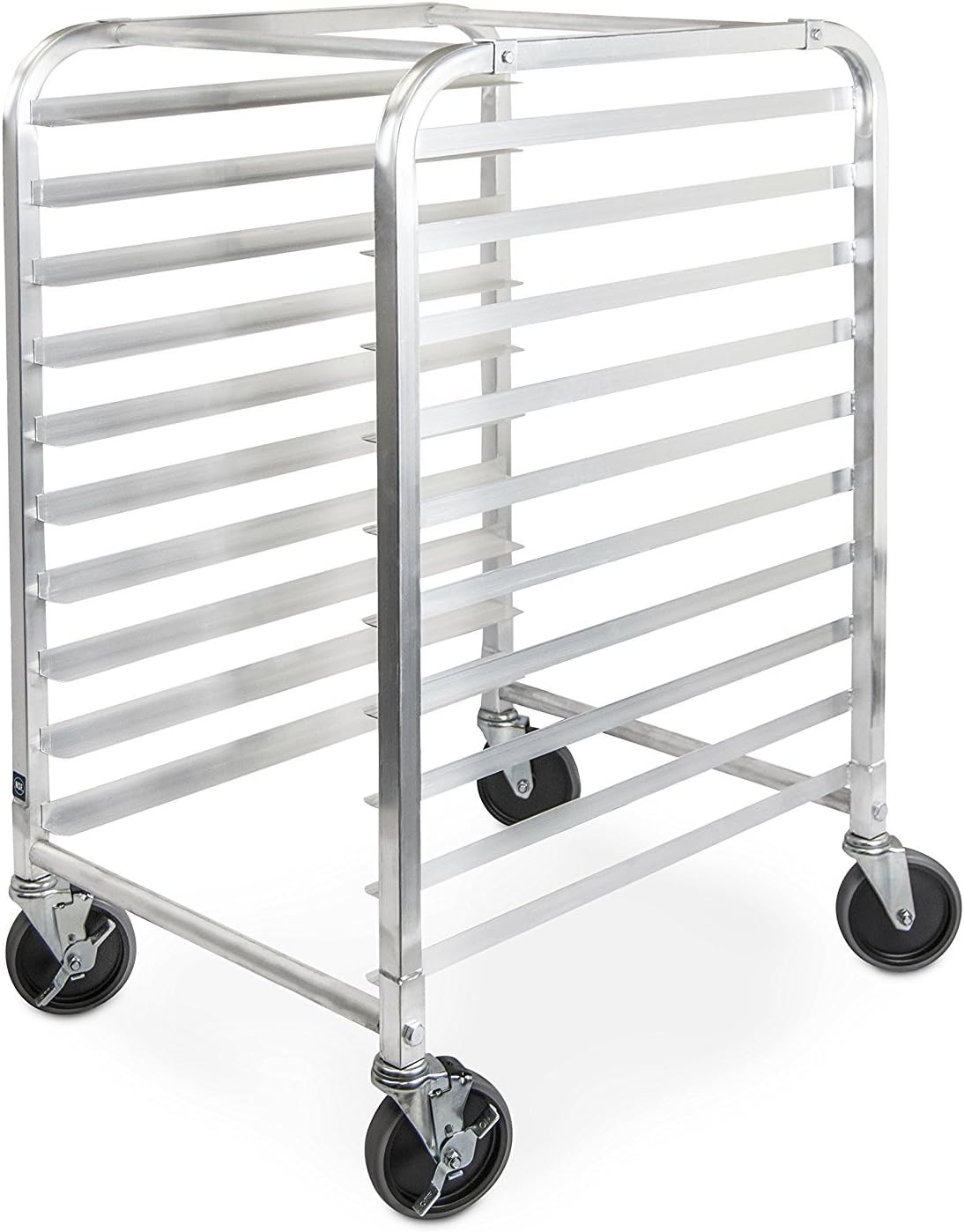 Aluminium Sheet Pan/Bun Pan Rack - Full or Half Size Sheet Pan Rack with Locking Wheels Bakery Rack for Kitchen Baking Equipment Restaurant Pizzeria