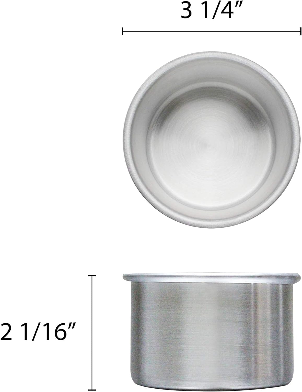 Aluminum Round Layer Cake Baking Pan Set of 3 - Bakeware for Cake Pizza Layer Cake Pans Easy Releasing Cake Baking Pans Circle Cake Pans Cake Tin Cheesecake Mold