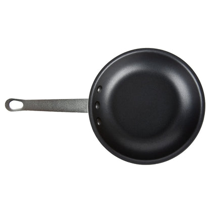 Nonstick Frying Pan Aluminum Skillet with Plated Iron Riveted Handle - Mirror-Finish Skillet Cookware Egg Pan Omelet Pans Professional Cooking Pan Chefs Pan Dishwasher Safe