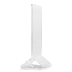 Set of 12 - TrueCraftware Clear Acrylic Menu Sign Photo Table Holders - Upright Table Desk Displays - 5 x 7 Inches