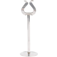 TrueCraftware ? Set of 12 ? 8 inch Table Card Stand, Stainless Steel, Heavy Base