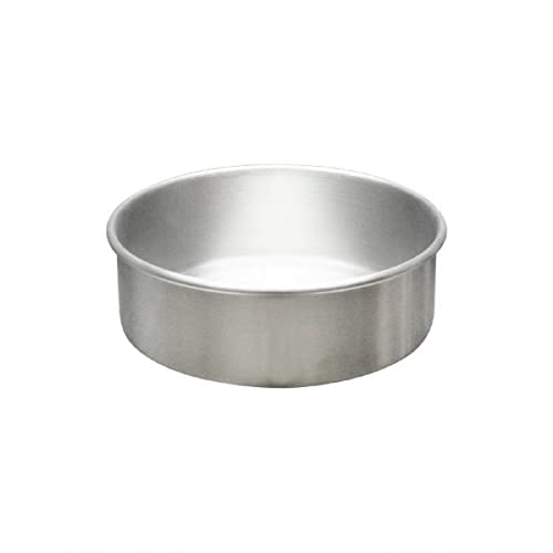 TrueCraftware 6" X 2" Aluminum Round Layer Cake Baking Pan 1.0MM- Bakeware for Cake Pizza Layer Birthday Wedding Cake Pans Easy Releasing Cake Baking Pans for Birthday Party Wedding Healthy