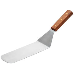 TrueCraftware ? 6- inch Commercial Grade Round Blade Turner, Stainless Steel with Wooden Handle