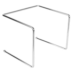 TrueCraftware ?Set of 2- 9-1/2" x 9" x 6-1/2", Wire Pizza Tray Stand, Chrome Plated