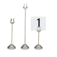 TrueCraftware Plastic Table Sign Numbers 1-100 - Black on White Background - 4" x 4"