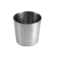 TrueCraftware ? Set of 2- Stainless Steel 13 oz. French Fry Cup Satin Finish- French Fry Holder Stainless Steel Fry Cup Appetizer Cups For Serving Chips Onion Rings Tater Tots or Vegetables