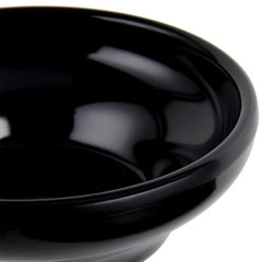 TrueCraftware - Set of 12- Plastic 4.5 oz. Salsa Dish, Black Color, Serving Dish, Chips, Sauce Cup, Side Dish and Dip