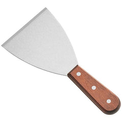 TrueCraftware ? 4- inch Commercial Grade Blade Scraper, Stainless Steel, Wood Handle