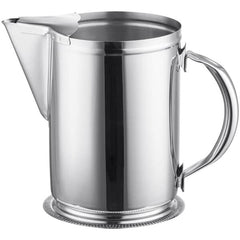 TrueCraftware ? 64 oz Water Pitcher, Stainless Steel, with Ice Guard to prevent spilling of water and ice