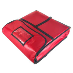 TrueCraftware ?Commercial Grade 24" x 24" Insulated Pizza Bag, Holds 2 of 22" Pizza, Leatheroid's PVC with Nylon Edges Exterior with 1" Foam Interior for better heat retention