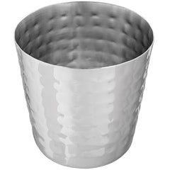 TrueCraftware ? Set of 2- Stainless Steel 13 oz. French Fry Cup Hammered Finish- French Fry Holder Stainless Steel Fry Cup Appetizer Cups For Serving Chips Onion Rings Tater Tots or Vegetables