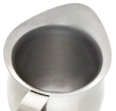TrueCraftware (Set of 4) 3 Oz Stainless Steel Brewing Pitchers - Espresso and Cream Bell Pitchers