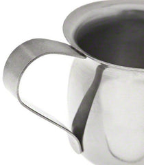 TrueCraftware (Set of 4) 3 Oz Stainless Steel Brewing Pitchers - Espresso and Cream Bell Pitchers