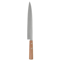 TrueCraftware ? 9-1/2? Stainless Steel Sashimi Knife with Wood Handle, Perfect Knife For Cutting Sushi & Sashimi, Fish Filleting & Slicing