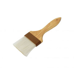 TrueCraftware 3? Nylon Bristles Flat Head Pastry Brush with Wooden Handle- Multi-Pastry Brush Basting Oil Brush Barbecue Oil Brush for Spreading Butter Cooking Baking Brush