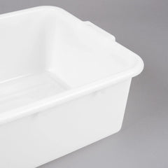 TrueCraftware ? Utility Kitchen Bus Box/Tub/Bin with Handles, 20-1/2" x 15-1/2" x 7", White Color