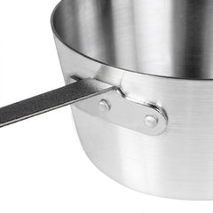 TrueCraftware ? 10 qt Aluminum Fryer SaucePan with Front Stem Catcher- Even Heat Distribution Deep Fryer for Fast Cooking and Easy Cleaning for Soup Pot French Fries Stews