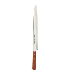 TrueCraftware ? 12? Stainless Steel Sashimi Knife with Wood Handle, Perfect Knife For Cutting Sushi & Sashimi, Fish Filleting & Slicing