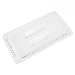 TrueCraftware ? 1/3 Size Polycarbonate Handled Food Pan Lid, Clear, Dishwasher Safe, Break-Resistant, Shatter-Resistant, NSF