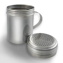 TrueCraftware Set of 4 - Stainless Steel Dredge Shakers with Handle - 10 Ounce