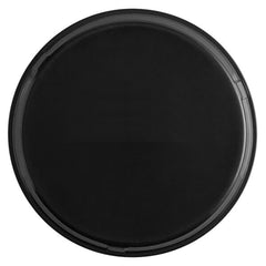 TrueCraftware Set of 2 Round 14? Anti-Slip Serving Tray with Textured Surface Black Color- Multi-Purpose Restaurant Serving Trays Set for Parties Coffee Table Kitchen