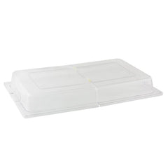 TrueCraftware ? Full Size Hinged Cover, Opens on both ends, Clear Color, Polycarbonate, Pastry Cover