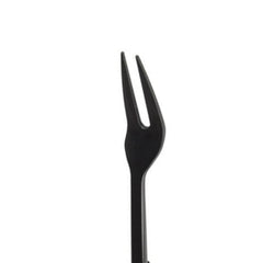 TrueCraftware ? 12 3/4? Two Pronged Fork Kitchen Forks Carving Fork for Meat- High-Heat Nylon & Polypropylene Handle, Heat Resistant up to 410?F, Kitchen Utensils Meat Fork Carving (Black)