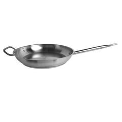 TrueCraftware ? 12? Stainless Steel Frying Pan with Encapsulated Base and Welded Hollow Handle - Heavy-Duty Fry Pan Egg Pan Omelet Pans Oven Safe & Induction Ready