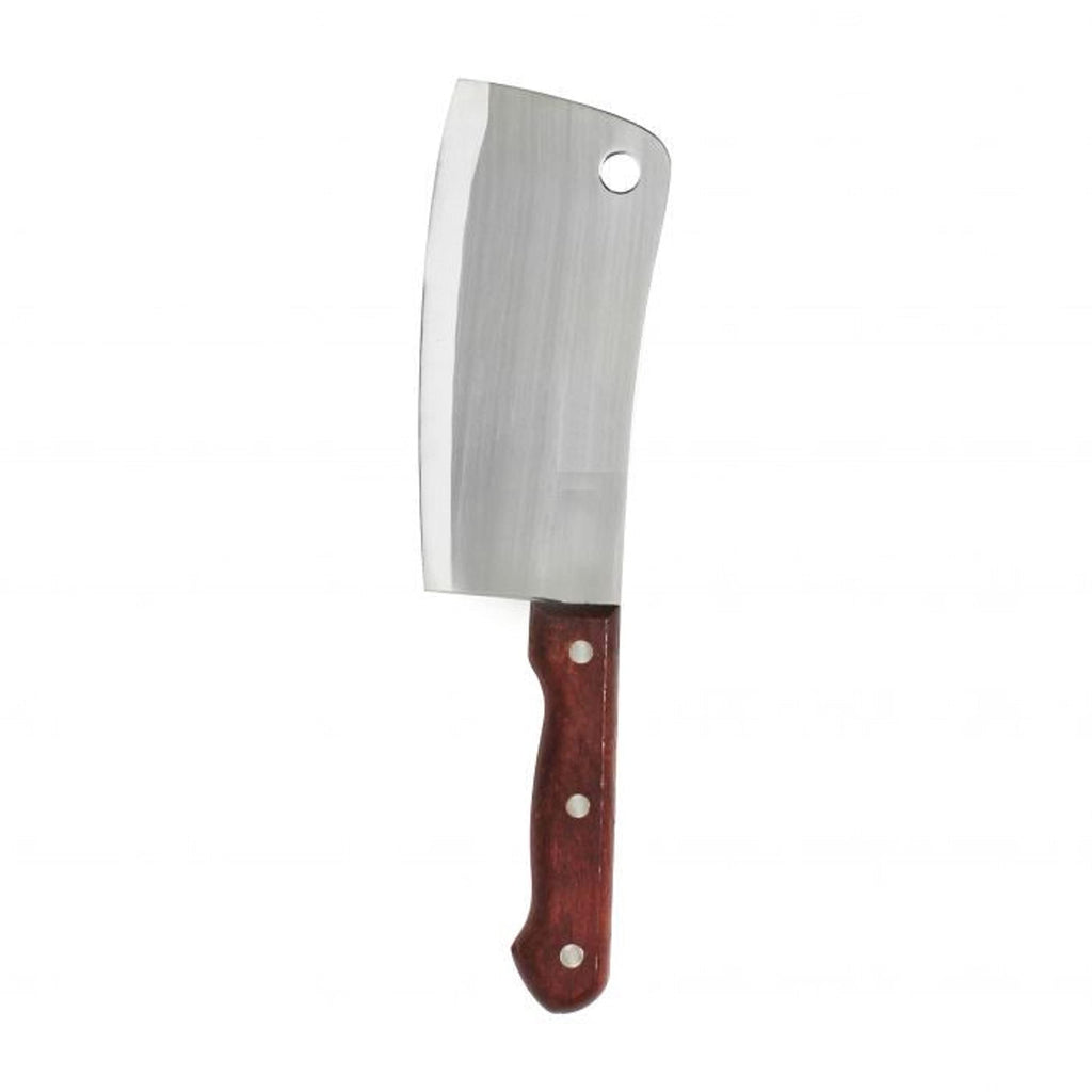 TrueCraftware- 6" Stainless Steel Asian Cleaver with Riveted Wood Handle, Kitchen Cleaver Chef Knife for Home Kitchen and Restaurant