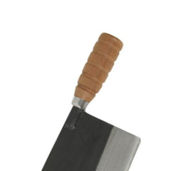 TrueCraftware- 9-1/4" Cast Iron Ping Knife/Cleaver with Wooden Handle, Meat Cleaver Knife, Bone Chopper for Butcher, Slicing Vegetables