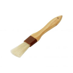 TrueCraftware 1? Boar Bristles Flat Head Pastry Brush with Wooden Handle- Multi-Pastry Brush Basting Oil Brush Barbecue Oil Brush for Spreading Butter Cooking Baking Brush