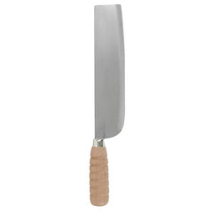 TrueCraftware - 8" Cast Iron Duck Knife with Wooden Handle, Meat, Bone Chopper for Home Kitchen and Restaurant