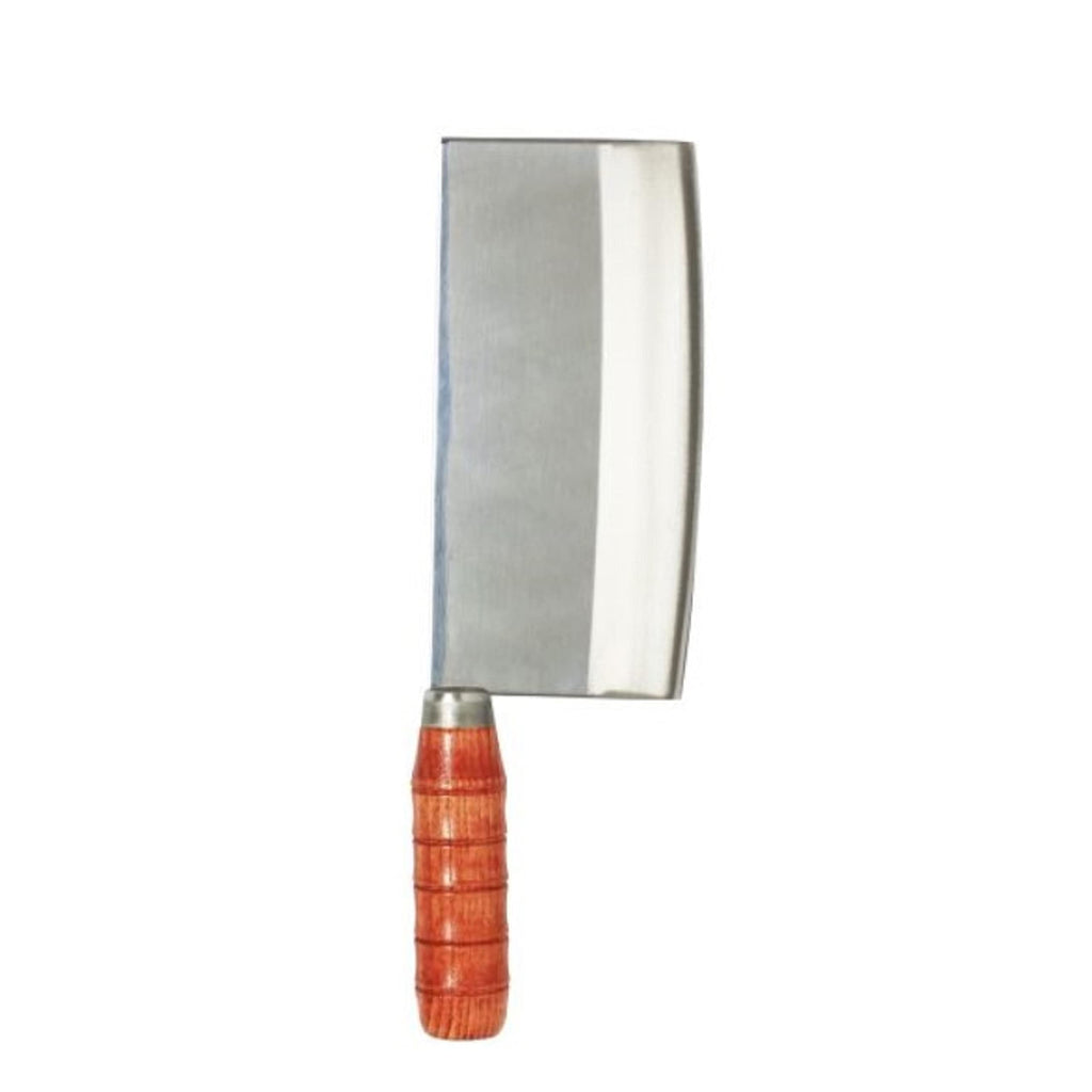 TrueCraftware - 7" Stainless Steel Kimli King Knife with Wooden Handle, Meat, Bone Chopper for Home Kitchen and Restaurant