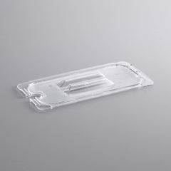 TrueCraftware ? 1/3 Size Polycarbonate Handled Notched Food Pan Lid, Clear, Dishwasher Safe, Break-Resistant, Shatter-Resistant, NSF