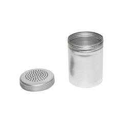 TrueCraftware ? Set of 2 - Aluminum 10 oz. Dredge Shaker without Handle- Seasonings Spice Shakers Ideal for Salt Spice Sugar Flour Perfect for Home and Kitchen
