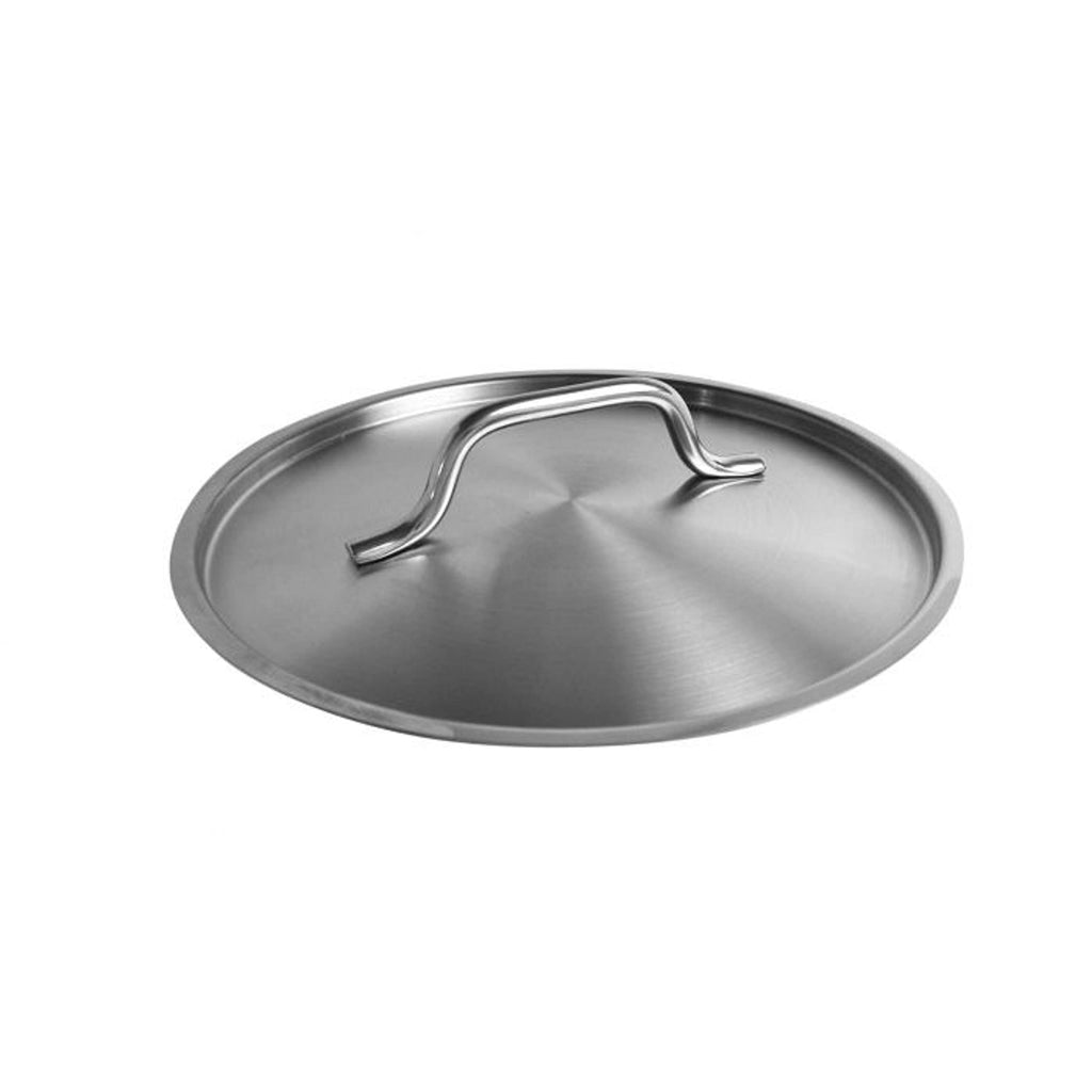 TrueCraftware ? 8 qt. Stainless Steel Stock Pot Lid - Heavy Duty Stock Pot Cover Stew Pot Simmering Pot Soup Pot Lid Oven Safe & NSF Certified