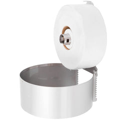 TrueCraftware ? Jumbo Roll Toilet Tissue Dispenser, 2-3/4" Diameter Center Core, fits 9" Diameter Toilet Paper Roll, Stainless Steel 18-8, 304 Material
