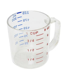 TrueCraftware ? Commercial Grade 0.25 Liter / 1 Cup, Measuring Cup, Clear, Polycarbonate