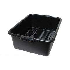 TrueCraftware ? Utility Kitchen Bus Box/Tub/Bin with Handles, 20-1/2" x 15-1/2" x 7", Black Color