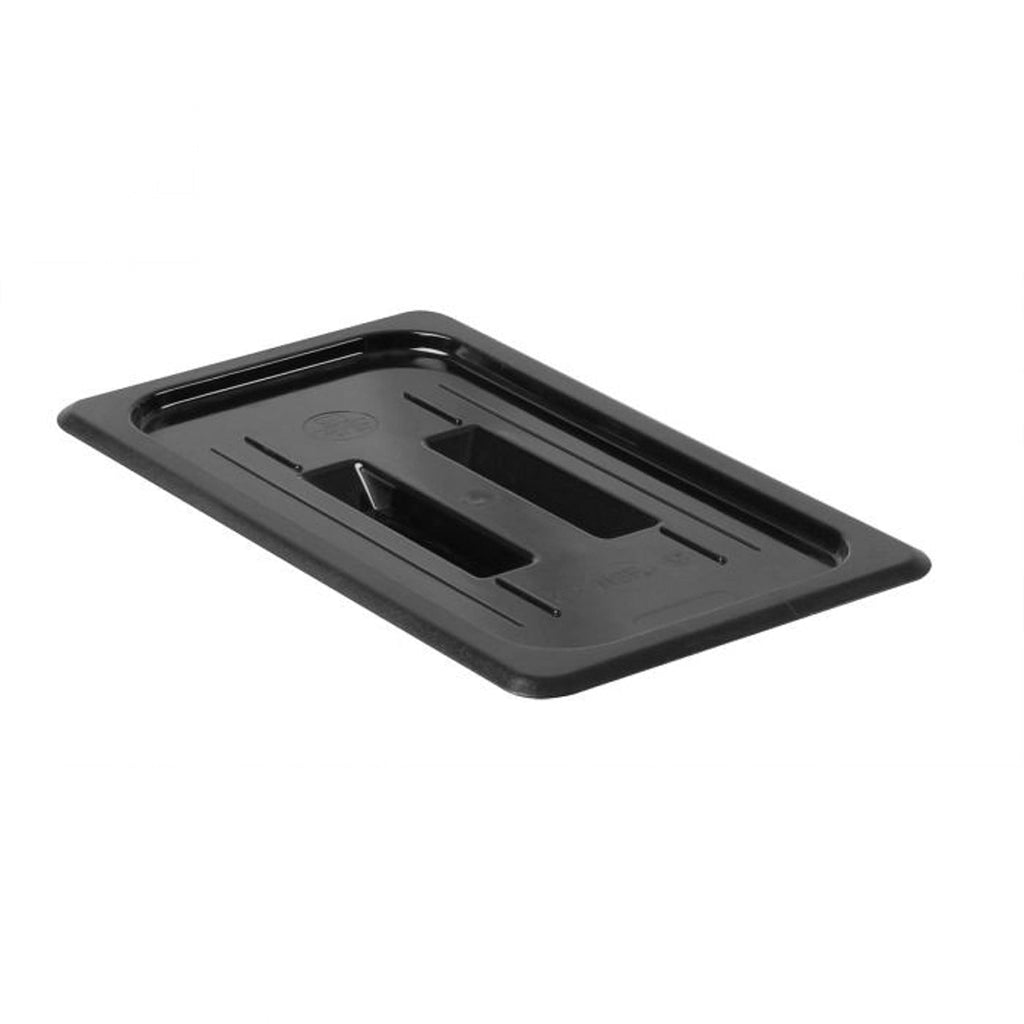 TrueCraftware ? 1/3 Size Polycarbonate Handled Food Pan Lid, Black, Dishwasher Safe, Break-Resistant, Shatter-Resistant, NSF