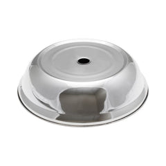 TrueCraftware ? Round Stainless Steel Plate Cover - for dinner plates, Multi-fit, Mirror Finish, 9-3/4" Diameter