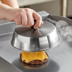 Set of 2 - TrueCraftware Basting Cover - Burger Cover - Cheese Melting Dome with Knob