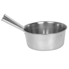 TrueCraftware ? 2- Quart Commercial Grade Water Ladle, Stainless Steel Body with Welded Handle, Rust-Free